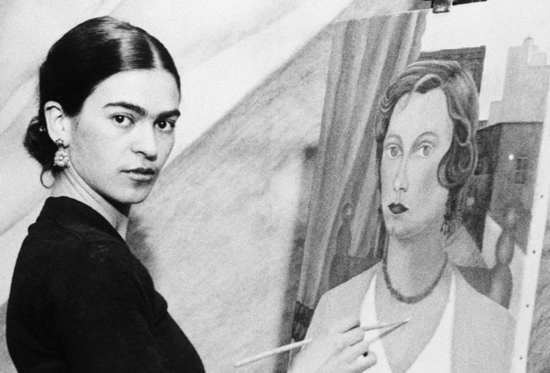 Frida Kahlo painting