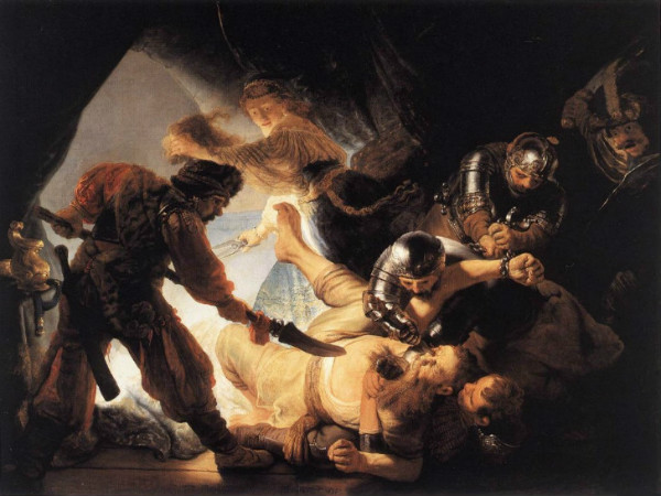 Rembrandt-Samson’un-Kör-Edilmesi-1636