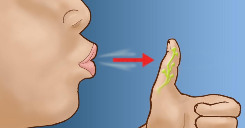 anette inselberg başparmağa 30 saniye üfle